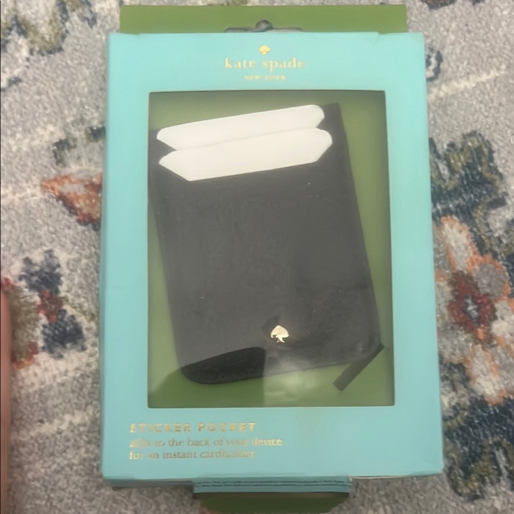 Kate Spade Black Sticker Pocket
